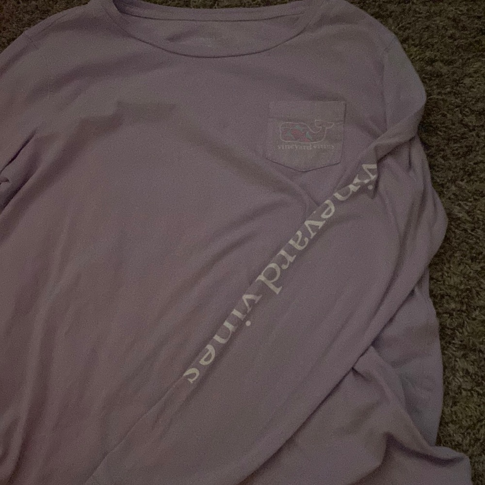 lavender long sleeve vineyard vines size m